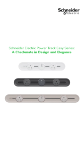 Schneider Electric Powertrack Easy Series 32A 250V Surface Mount