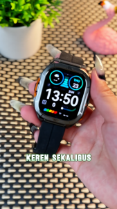 CitiJungle GPS Scout 1 Smartwatch Layar 1.96 AMOLED Badan Logam Tahan Air 5ATM Barometer Kompas