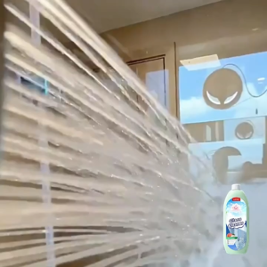Premium Glass Cleaner 420ml - All Purpose Glass Cleaning Spray & Solution Fast Acting Foam for Windshield & Window Cleaning Removes Acid Rain Stains Oil Film Water Spots Safe on Bathroom Mirrors & Car Glass