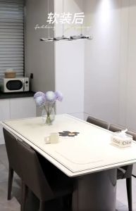 Taplak Meja Ruang Tamu Super Trendy Tahan Panas Kulit/Alas Meja Ruang Tamu Anti Air/Meeting/Ruang dapur/Taplak Meja Makan Aesthetic