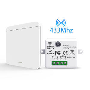 DIY Smart Wireless Switch RF 433Mhz Remote Controller for Home Automation LED Switch - Easy to Install