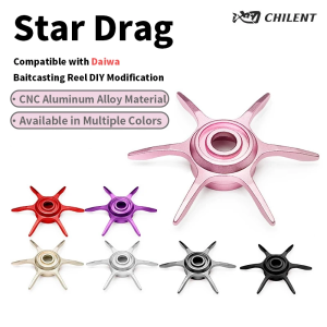 CHILENT 1PCS Star Drag Modified For Daiwa Baitcasting Fishing Reel Brake Unloading Wrench 65mm Aluminum Alloy DIY Accessory