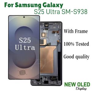 6.78" OLED S938 Display For Samsung Galaxy S25 Ultra 5G S938B S938U S938E LCD Touch Screen With Frame Digitizer Assembly Replace