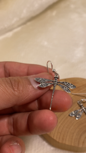 ต่างหูเงินแท้ 925 ลายแมลงปอ (Dragonfly Earrings) สำหรับผู้หญิง – เครื่องประดับเงิน แฟชั่นโบโฮ วินเทจ มินิมอล งานทำมือจากไทย ของขวัญพิเศษ