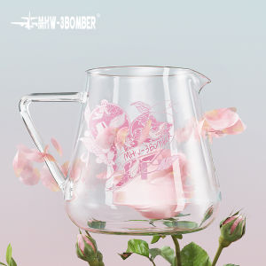 MHW-3BOMBER 500ML Coffee Server Dripper Pour Over Maker Brewer Pot Glass Coffee Server Valentines Day Gift Cafe Accessories