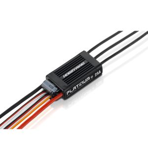 Bộ Điều Khiển Tốc Độ ESC Không Chổi Than Hobbywing Platinum V4 25A 60A Với Pin Lipo 3-6S Tích Hợp BEC Dành Cho Máy Bay Cánh Cố Định & Trực Thăng Điều Khiển Từ Xa