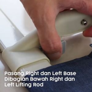 KURU Baby Bedrail 200cm Pembatas Pengaman Pagar Kasur Ranjang Bed Rail