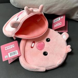 กระเป๋าสตางค์ใบเล็ก Loopy น่ารักพร้อมกระเป๋าใส่เหรียญสําหรับนักเรียน Ins Design Sea Fox Card Holder และกระเป๋าเก็บของ