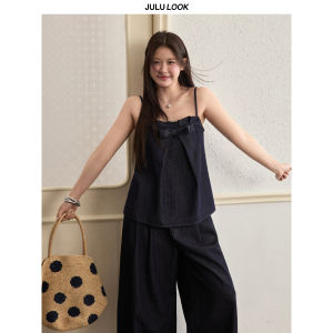 JULULOOK | Bộ Đồ Dành Cho Người Béo Size Lớn Chi Tiết Nơ Dây Đai