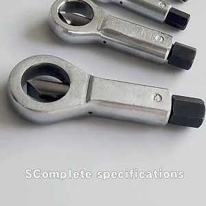 4 Pcs Rusty Nut Splitter 9-27mm Baut & Mur Extractor Set Sekrup Pemisah Alat Pemotong Breaker Set