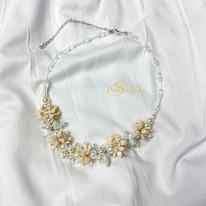 CRYSTAL BEADS NECKLACE PREMIUM CHOKER Kalung Mutiara Aesthetic Manik Hijab NonHijab Choker Handmade KALUNG DAILY HIJAB FASHION CHOKER KOREAN NECKLACE
