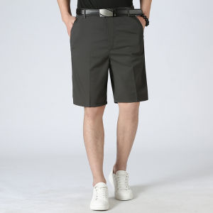 Solid Loose Casual Straight Leg Shorts Pure Color Leisure Straight Pants Spring Summer Youth Fashion Anti-Wrinkle Easy Care