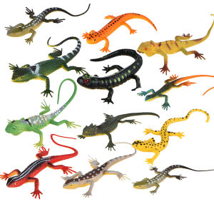 New Simulation Wild Reptile Movable Dolls Lizard Models Toys Childrens Educational Cognitive Scenes Decoration Prank Gifts