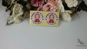 20Pcs Thank You Stiker Bulat 5cm Order Lagi TY041