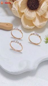 Cincin Emas Mas Asli Model Flavia J5 Ismoyo