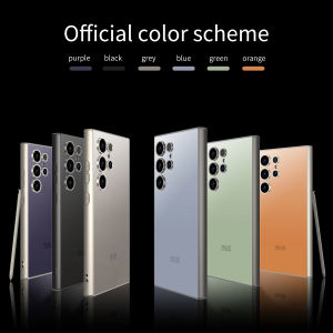 เคสสำหรับ Samsung Galaxy S24 S25พิเศษเคสแฟชั่นให้ความรู้สึกสีทึบฝาครอบป้องกัน