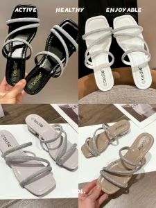 New Korean Women's High-Heeled Sandals: Temperament & All-Match Fairy Style