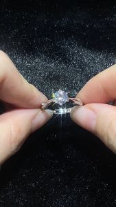 Chard Wake Cincin Wanita Original Korea Sertifikat GRA Adjustable Rings Wanita Lamaran Pernikahan Perhiasan Hadiah