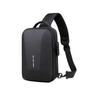 MENSPE Oxford Men Chest Bag Fashion Pouch Bag Travel Shoulder Bag Casual Chest Bag Fashion Shoulder Bag Waterproof Casual Sport Street Bag for College Student