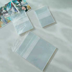 Thickened High Transparency 20 Micron Self-Sealing Bag Badge Scratch-Resistant Card Postcard Protection Case for Anime Collectibles