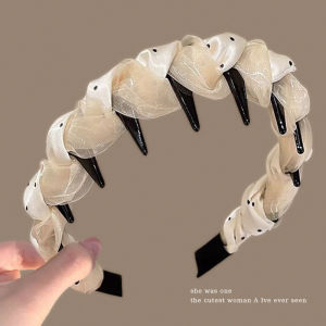 NING ZHOU | Dots Design Headband Women Anti-slip Pressing