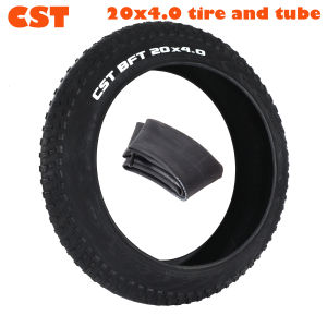 CST BFT 20inch Fat Tire Snow Beach Bicycle Tire 20x4.0 Electric Snowmobile MTB Bicycle Anti-Slip Fat Tire / tube