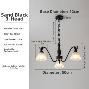 FANZHEN | French Country Bellflower Pendant Light