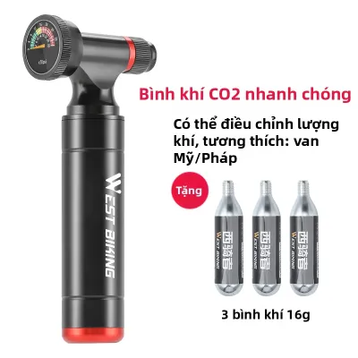 West Biking | Bơm Xe Đạp Nhanh CO2 Di Động