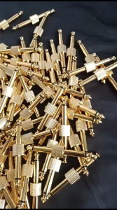 Connector Jack Jumper Effect Pedal 635mm RL-20 Straight Gold