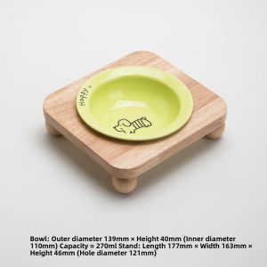 Petdebby | Anti-Tip Ceramic Bowl for Cats and Dogs