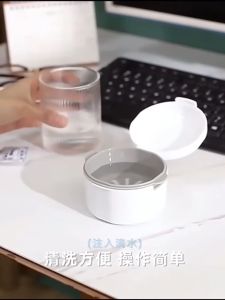 Extraction กล่องรีเทนเนอร์ ใส่เครื่องมือจัดฟัน กล่องเก็บฟันปลอม ฟันปลอม แบบพกพา คละสี กล่องใส่ฟันปลอม กล่องรีเทนเนอร์จัดฟัน