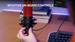 HyperX QuadCast 2 USB Microphone — Multi-Pattern - Electret Condenser (For Gamers & Creators)