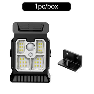 Solar powered courtyard lamp household garden lighting human body sensing multifunctional outdoor clip on lawn lamp