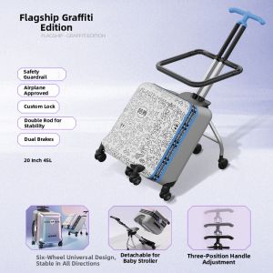 HAXIU | Ride-on Kids Luggage Carry-on