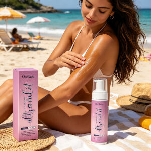 Body Self Tanning Mousse Sunless Tanning Lasting Skin Tone Repair Sunburn Sun Protection Bronzer Dark Wheat Body Self Tan Cream