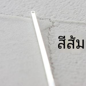 เครื่องประดับ DIY ทองแดง 2*60 มม. ชุบทองและเงินหนา สตั๊ดเหลี่ยม แท่งยาว สี่เหลี่ยม ไม้ 4291C เครื่องประดับแฟชั่นใหม่