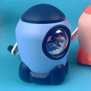 Rocket kids pencil sharpener Dual-speed adjustable automatic lead-in hand-cranked Student Supplies