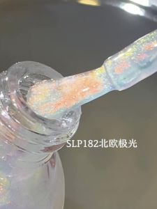 Aurora Mermaid Summer Ice Transparent Nail Polish Bright Oil Waterborne No Baking Glue Fairy Atmosphere Highlighting White Enhancing