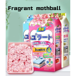 Japanese Style Moth Balls 48pcs Anti-Mold Anti-Insect Clothing Storage Wardrobe Deodorizer Freshener Long Lasting Pest Control Floral Camphor Balls