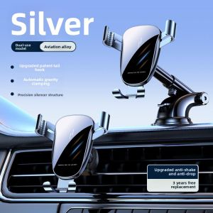 MONLEYTA | Universal Car Mount Phone Holder German Design Navigation Fixed On Air Vent Modern Luxury Metal Sense Suitable For Dashboard Windshield