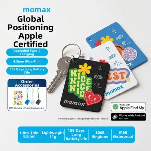 Momax | Anti-Lost Device for AirTag and Others Keys Pets Elderly Children