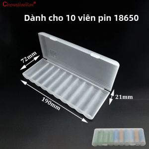 1PC Pin Alkaline Nhựa PP Bảo Vệ Hộp Bảo Vệ Cho Pin 18650 Thân Thiện Với Môi Trường Có Thể Tái Sử Dụng Vỏ Bảo Vệ
