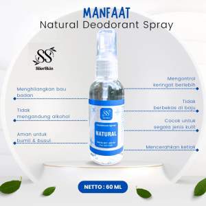 (BPOM) Deodoran Spray Natural Tawas by SiierSkin 100% non Alkohol
