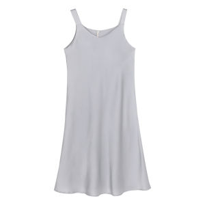 Miiow | Silky Ice Silk Nightgown Womens Summer New Style With Chest Pad Breathable High-End Feel Ladies Chemise Sleepwear Slips Dress