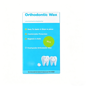PIORPOY Dental Orthodontic Wax for Braces Relief 60 Pc Dental Wax Dots Individual Hygienic Packaging 3 Flavors Daily Oral Care