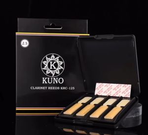 KUNO Alto Saxophone Reed with Reusable Case 2.0/2.5/3.0/3.5(8 PCS )Durable Affordable Saxophone Reeds Saxophone Accessory