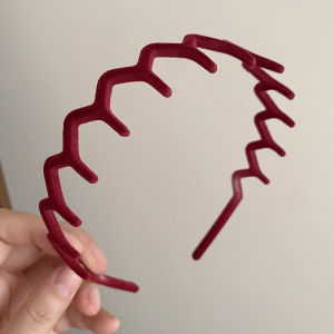 Autumn Winter Flocking Double Wear Big Curl Fluffy High Hairline Hairband Bangs Fringe Headband Face Slimming Hair Clip Headwear