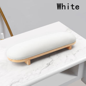 1PC White PU Leather Nail Art Stand Hand Rest Pillow Cushion Holder for Manicure Table Quality Nail Salon Accessory