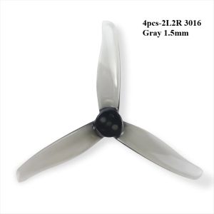 Bộ 4 Cánh Quạt Gemfan 3016 3 Inch 3 Cánh Bằng Nhựa PC Dành Cho Máy Bay Không Người Lái Đua FPV Xoay Chiều Thuận/ngược Chiều Kim Đồng Hồ 3 Lỗ Trục 1.5mm Phụ Kiện Mini Chịu Lực Cao