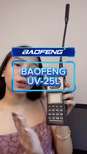 Baofeng UV-25L Walkie Talkie Long Range 10W High Power 999CH Multi-Band Two Way Radio Air Receiver Type-C Fast Charging  Portable Handheld Radio